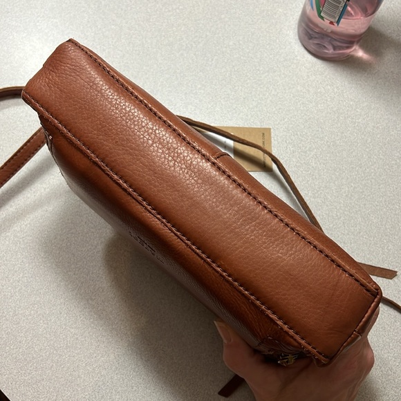 Margot Molly CB Tan Leather Crossbody bag - Picture 12 of 14